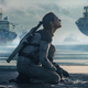 A woman (Nora Arnezeder) crouches in a destroyed landscape in the trailer for Colony.